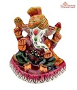 Aapno Rajasthan Hand Painted Enamelled Metal Ganapati_09