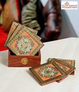 Aapno Rajasthan Floral Coaster Set