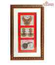 Aapno Rajasthan Hand Painted Marble Wall Hanging