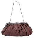 1 Bolzo Elite Brown Stone Studded Clutch