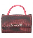 1Bolzo Redish Maroon Shimmery Leatherite V11548 Clutch