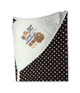 Baby Boo Wrapping Sheet With Overall Polka Prints-Safari Adventure