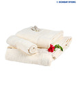 Bombay Dyeing Super Ultrx Cream Bath & Hand Towel Set