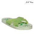 Lil Toes Funky Green Slippers