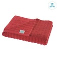 Zyne Sponzy Maroon Cotton Bath Towel
