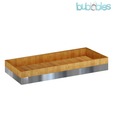 Plumeria  Wood Brown Amenity Tray