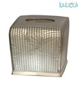 Plumeria  Grey Colour Resin Tissue Holder