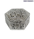 Bharat Handicrafts Antique Finish Hexagon Brass Box
