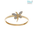 Bling Angelic Butterfly American Diamond Ring