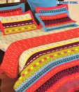 Bombay Dyeing Multi-Coloured Bed Sheet