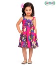 Catmoss Cute Pink & Purple Dress For Kids