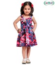 Catmoss Smart Pink & Purple Dress For Kids