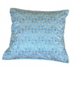 MeSleep Blue Embroidered Cushion Cover