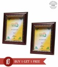 Cleanwood Rectangular Maroon Polystone Photo Frame