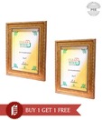 Cleanwood Unique Light Brown Polystone Photo Frame