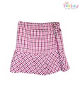 Beebay Sweet Red Checkered Skirt For Kids