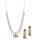 Darpan Jewels Pearl & Beads Grand Necklace Set