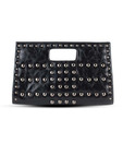 Done By None Black Stud Embellished Clutch