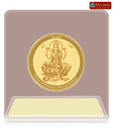 Diviniti Golden Lakshmi Acrylic Car Frame