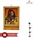 Little India Rajasthani Gemstone Painting Key Holder With A Freebie