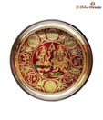 Divine Miracles Meenakari Laxmi Ganesh Pooja Thali
