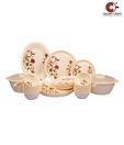 Crown Craft Ivory Floral Dinner Set - 32 Pcs