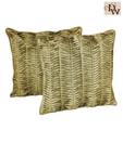 Home Kraft Rib Green Cushion Cover Set