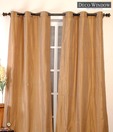 Deco Window Beige Striped Curtain