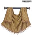 Deco Window Classy Golden Lining Valance