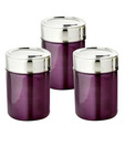 Devisons Purple Canister Set - 3 Pcs