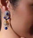 Iris Jewels Magnificent Blue Earrings