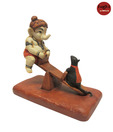 Earth Ganesha With Sea-Saw With Mouse