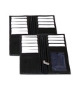 Essart Black Credit Card Holder with Cash Pocket (pack of 2)