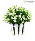 Flowers Boutique Beautiful White Silky Floral Arrangement