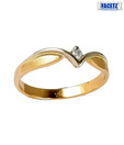 Facetz Alluring Diamond Gold Ring