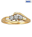 Facetz Exquisite Diamond Gold Ring