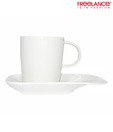 Freelance Charming White Cups & Saucer Set