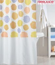 Freelance Orange & Blue Premium Shower Curtain