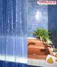 Freelance Crackle Blue Shower Curtain