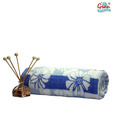 Gran Blue & White Jacquard Bath Towel