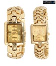 Geneva Gold Square Bracelet Combo Watch