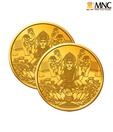 MNC 10 Gm 22kt Goddess Laxmi Gold Coin With 916 Fineness