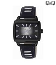 Q&Q Impressive White Black Strap Watch