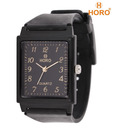 Horo Black Quartz Watch