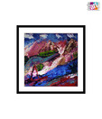Abstract Landscape by Haseen Ahmed (12 x 12 inches)