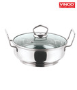 Vinod 20 cm Induction Bottom Kadai With Lid