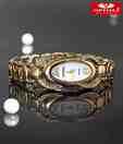 Optima Sleek Gold Studded Watch