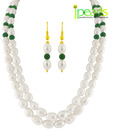 Jpearls 2 String Pearl Necklace Set