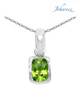 Johareez Cushion Peridot Pendant