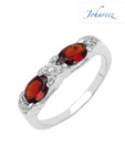 Johareez Dainty Garnet Ring